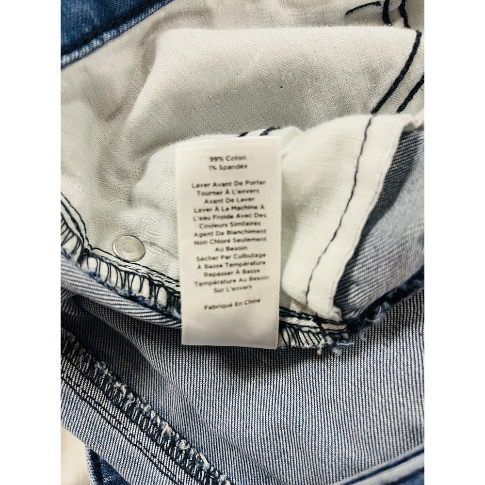 Talbots Flawless 2 Blue Denim Slim Ankle Jeans Anchor Print Nautical Coastal Y2K - Picture 4 of 4